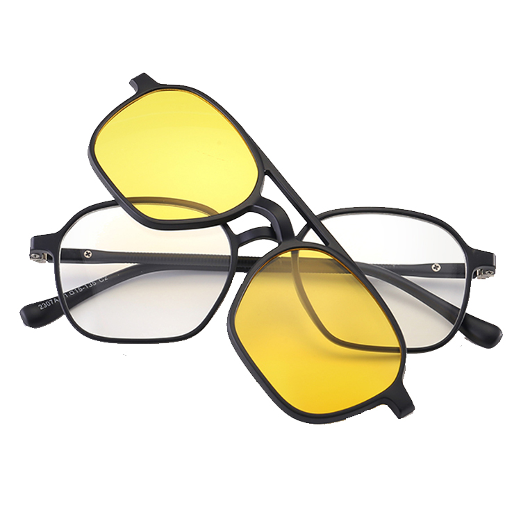 Clip on Polarized Sunglasses Side Profile