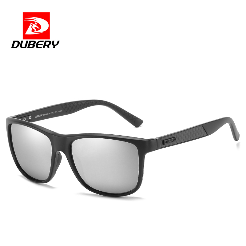 DUBERY 2020 Sport Driving Sunglasses New Classic Polarized Sun Glasses,sports Sunglasses Popular Polarized Carbon Fiber PC Men