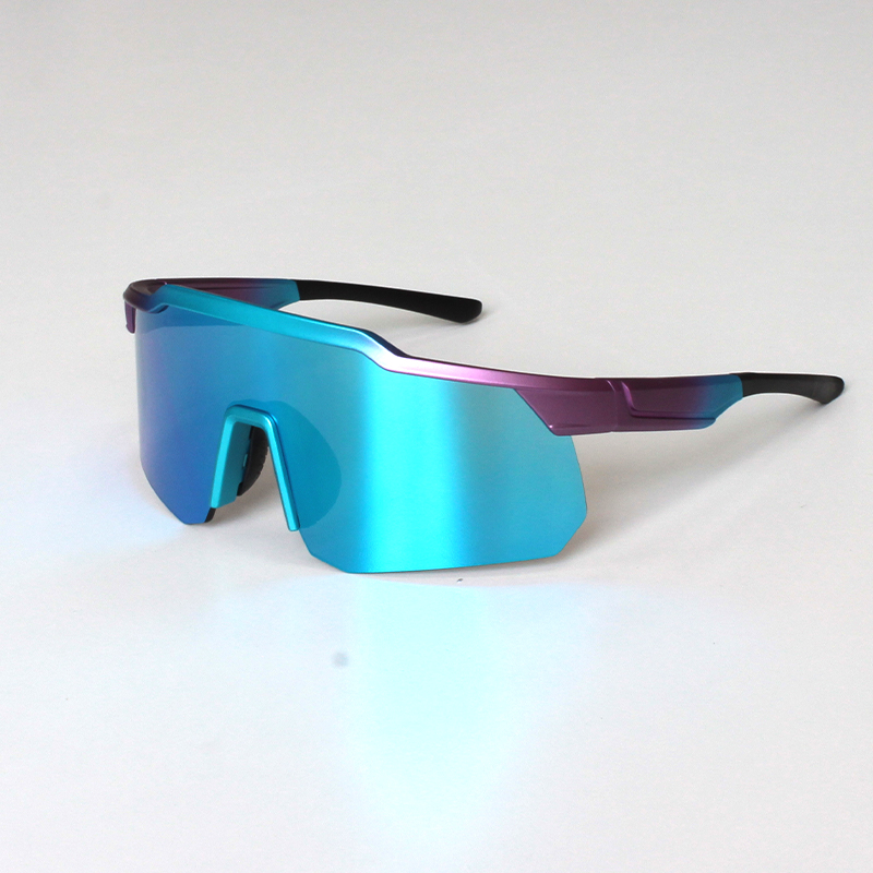 FUYUANDA High-End Men's Polarized Sunglasses Custom Logo Red Luxury Eyewear Blue TR90 Bike Mirror Cycling Protection Hot Brand