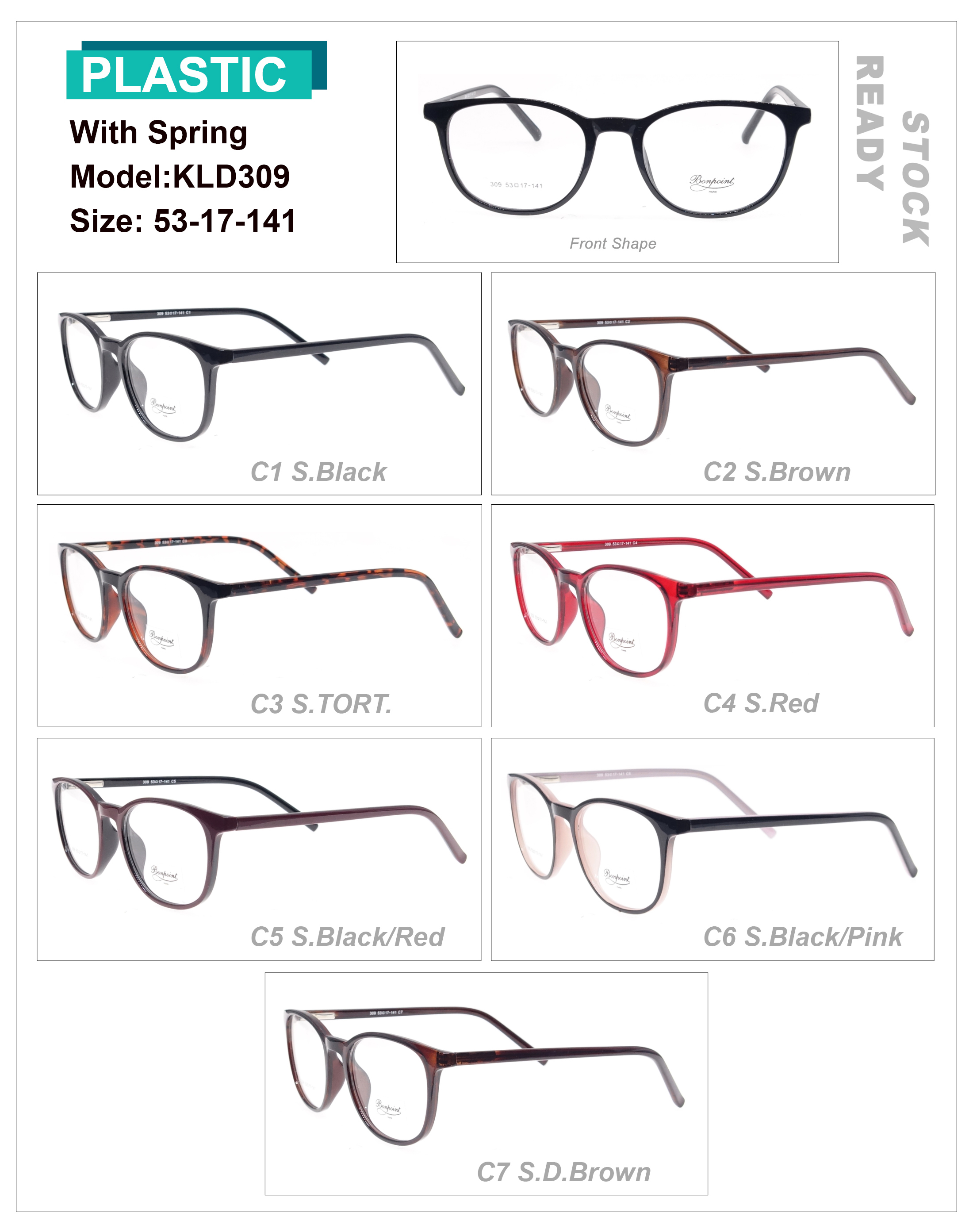 Optical Eyeglasses Frames Latest Mido Design No MOQ YC High Quality Wholesale Stock Eyewear