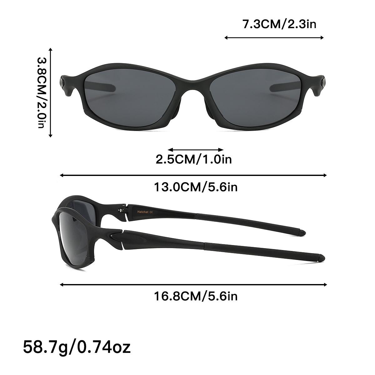 Tomahawk Full Frame Unisex Sunglasses with Sand-Colored Polarized Lenses and Spring-Hinge Metal Arms