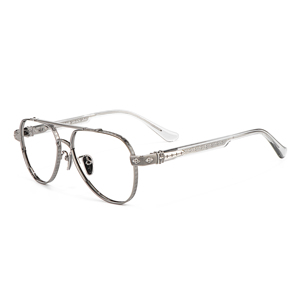 Advanced Pure Titanium Eyeglass Frame Gold Silver Optical Prescription Luxury Brand pilot Reading Glasses Women Thick Eye Frame