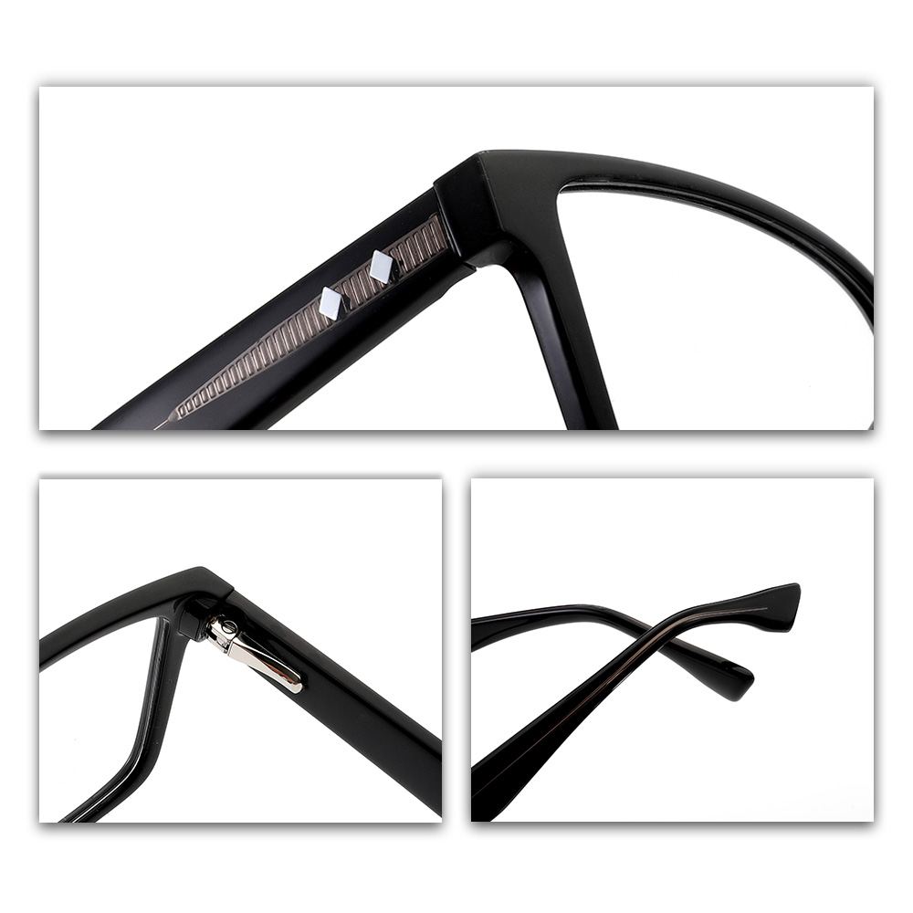 Luxury Design Prescription Optical Glasses High Quality Thin Acetate Blue Light Blocking CE Standard Optical Frame Unisex