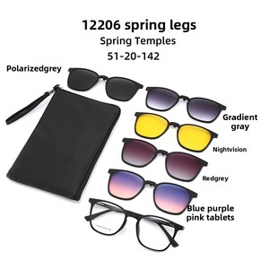 5 in 1 Magnetic Polarized Clip On Sunglasses