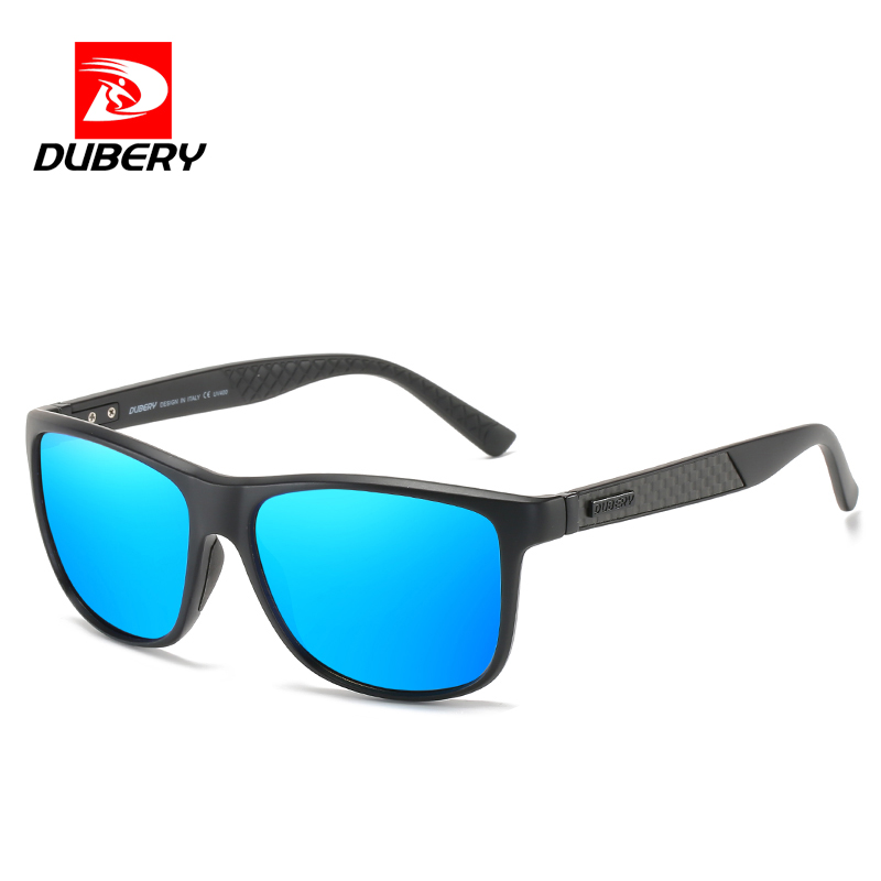DUBERY 2020 Sport Driving Sunglasses New Classic Polarized Sun Glasses,sports Sunglasses Popular Polarized Carbon Fiber PC Men