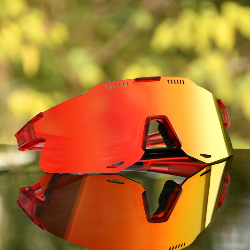 Custom New Big Frame TR 90 Gafas Sport Mountain Running MTB Bike Road Cycling Sunglasses Glasses Mens Outdoor Sport Sunglasses