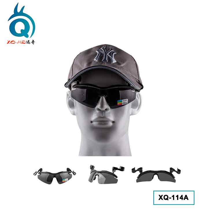 TAC Lens Sunglasses Custom Uv400 Fishing Shades Golf Glasses Polarized Clip on Cap Sunglasses