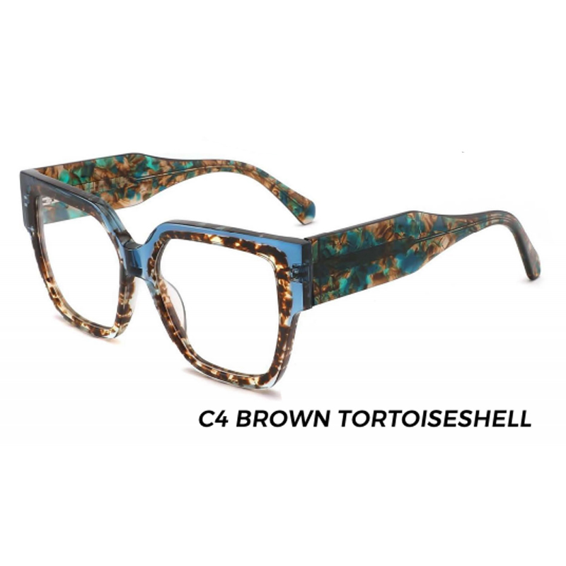 Yasee Hight End Quality Acetate Optical Glasses Oversize Women Eyewear Frames Fashion Coloful Spectacles
