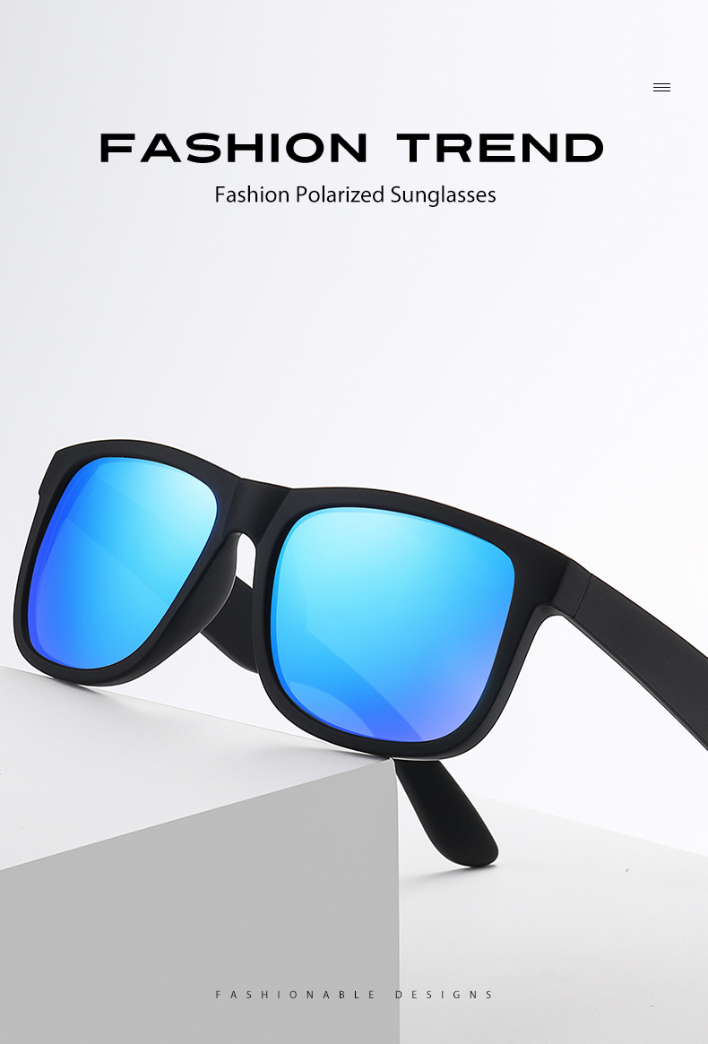 Square Polarized Sunglasses Detail 2