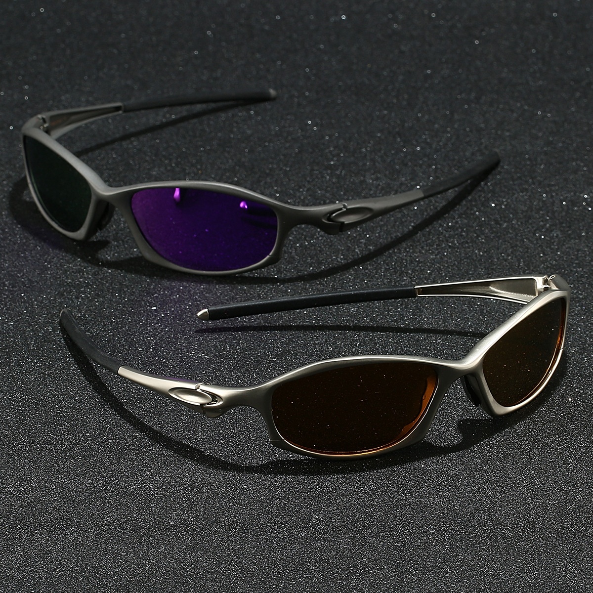 Tomahawk Full Frame Unisex Sunglasses with Sand-Colored Polarized Lenses and Spring-Hinge Metal Arms