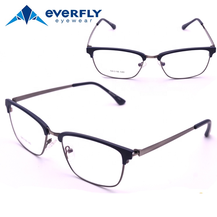 Italian Eyewear Brands Women Metal Spring Hinge Glasses Frame Eyeglasses Trends