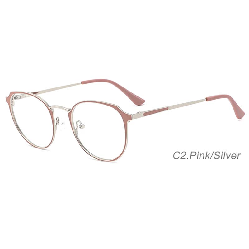 Danyang Factory Eyeglasses Frame Unisex Premium Blue Light Blocking Spring Hinge Round Optical Computer Reading Eyeglasses