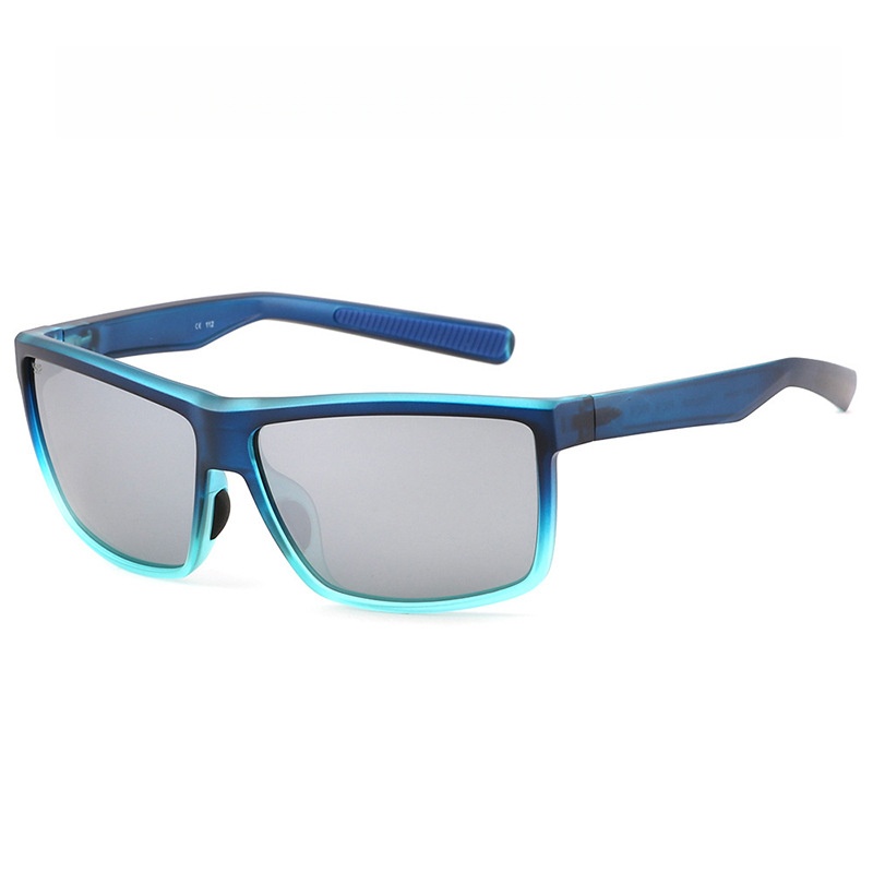 Polarized Sunglasses Men Matte Black Sports Sunglasses Fishing Driving Running Glasses Custom Logo Bulk with Glasses Case Box