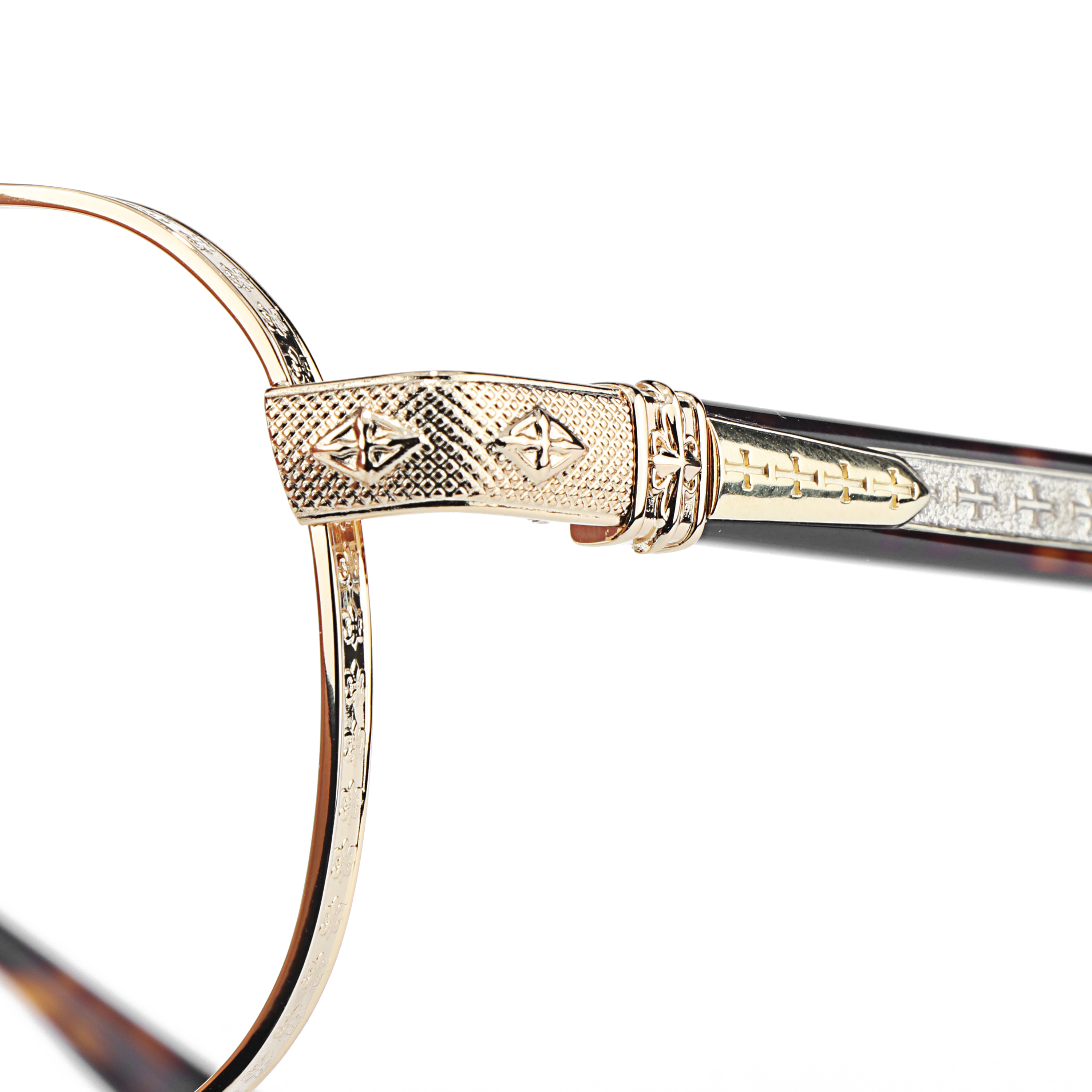 Advanced Pure Titanium Eyeglass Frame Gold Silver Optical Prescription Luxury Brand pilot Reading Glasses Women Thick Eye Frame