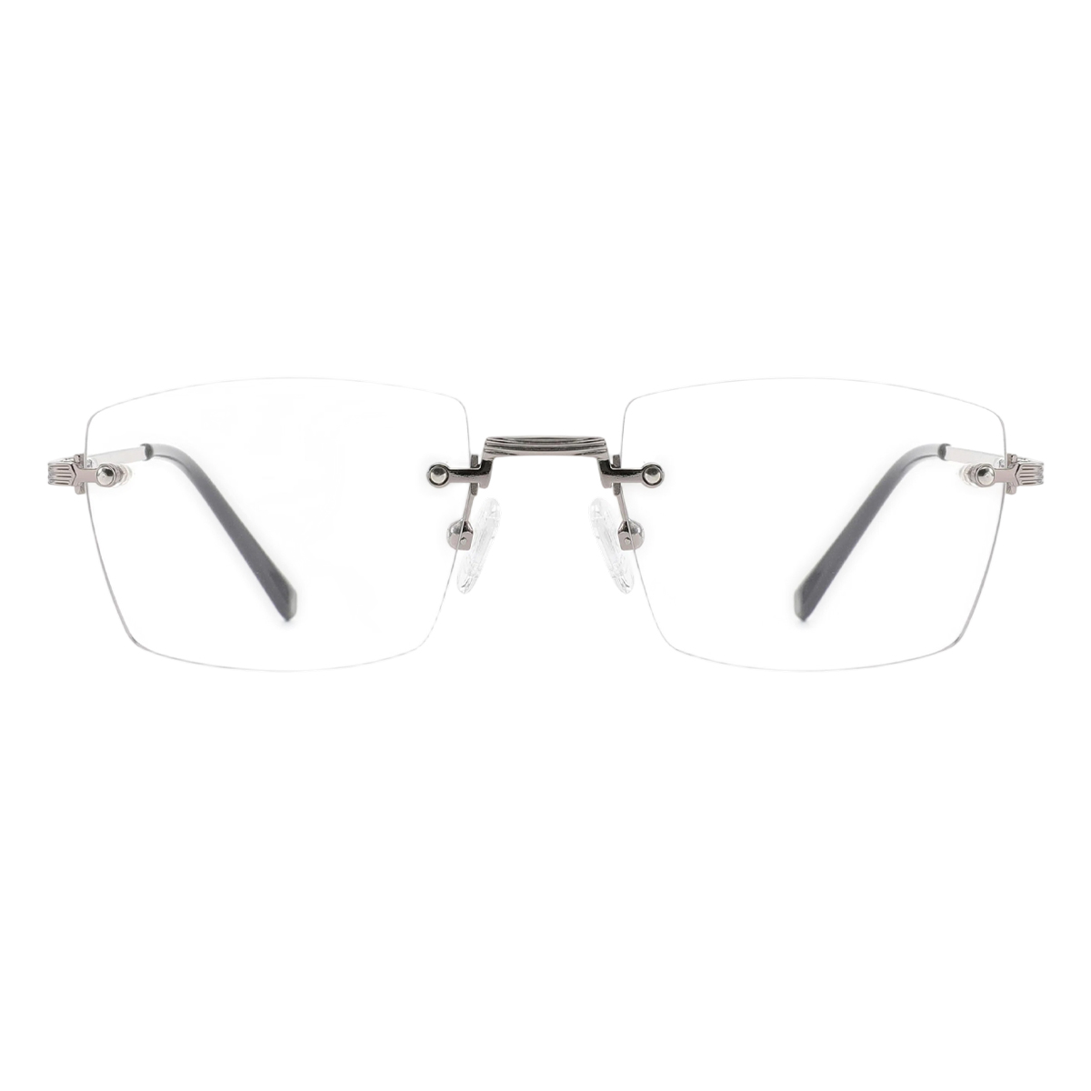 Luxury Rimless Metal Optical Glasses Frames Minimalist Fashion Ultralight Square Eyeglasses Men Women Frameless Eyewear
