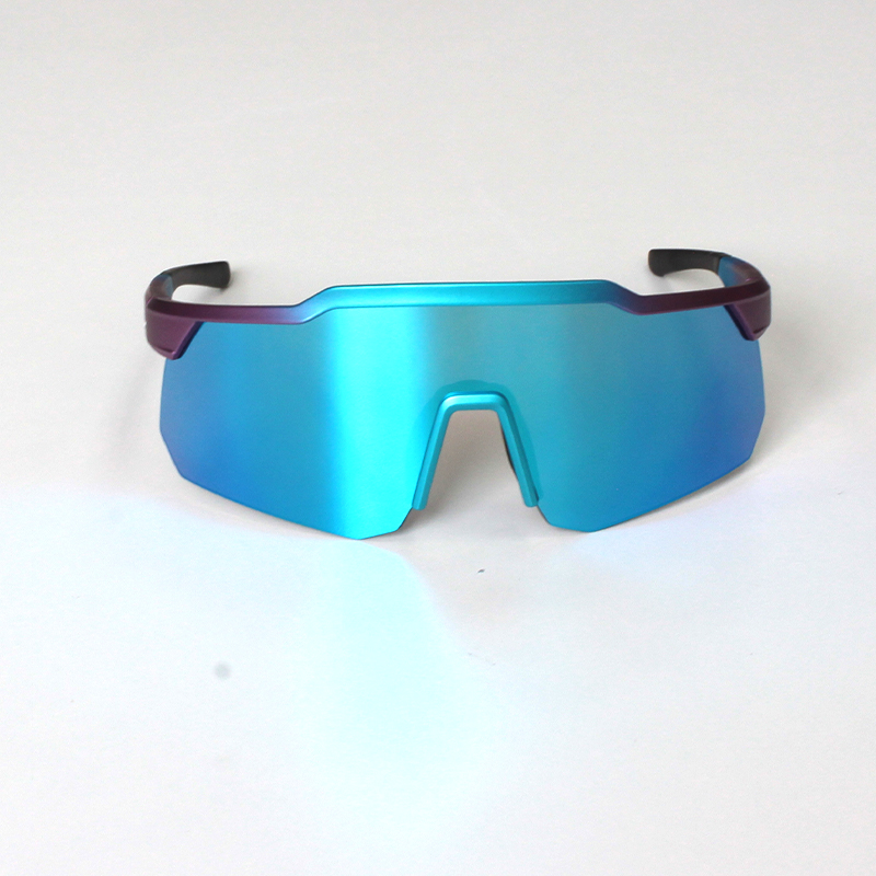 FUYUANDA High-End Men's Polarized Sunglasses Custom Logo Red Luxury Eyewear Blue TR90 Bike Mirror Cycling Protection Hot Brand