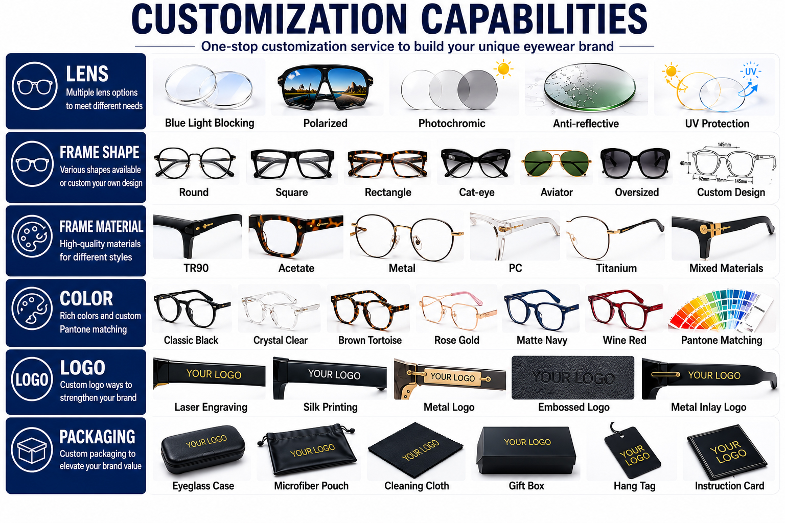 Italian Design Fashion Acetate Optical Glasses Wholesale Premium Acetate Optical Frames