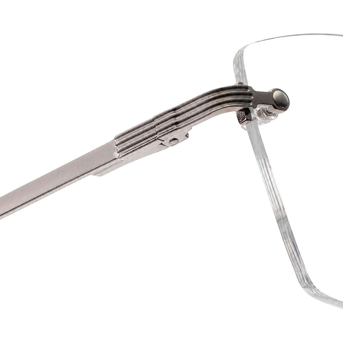 Luxury Rimless Metal Optical Glasses Frames Minimalist Fashion Ultralight Square Eyeglasses Men Women Frameless Eyewear