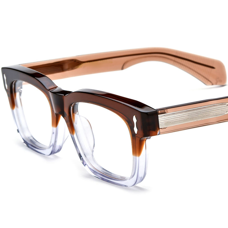 Modern Acetate Glasses Frames Full Rim Styles for Women and Men High-End Quality Customizable Thick Spectacles Optical Eyewear