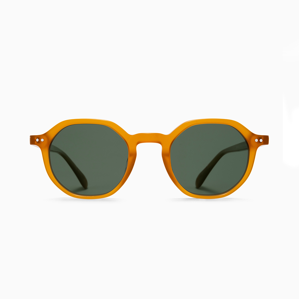 Vintage Round Acetate Sunglasses Mazzucchelli Frame Handmade Tortoise UV400 Unisex Custom Brand Private Label Bulk Wholesale
