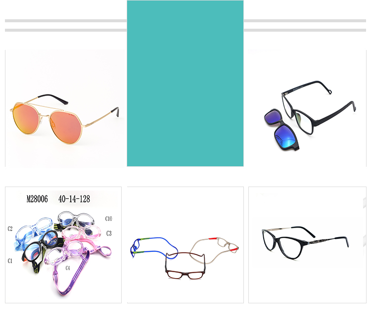 hot sell funny magnetic click glasses frames cheap hang neck cheap glasses custom LOGO