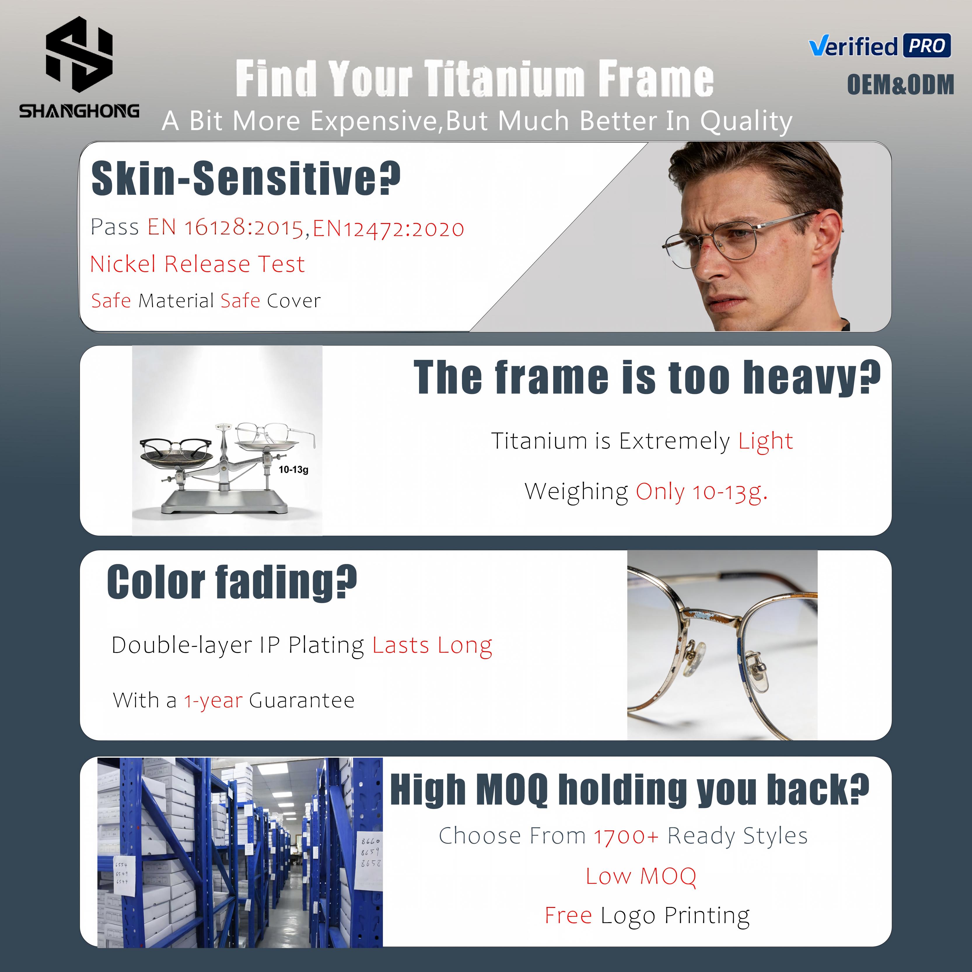 5573AH Rectangle Frameless Titanium Eyeglasses Frames Unisex Rimless Eyewear Spectacles Glasses For Men Women Ready Stock