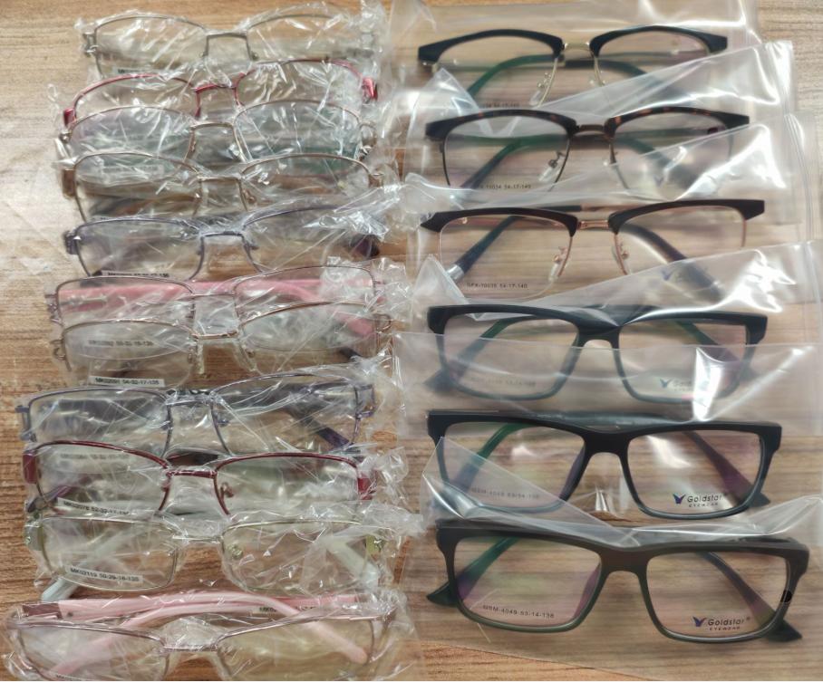 In Stock Cheap High Quality Blind Box Acetate Metal PC TR Optical Eyeglasses Frames for All Face Spectacles Glasses Sunglasses