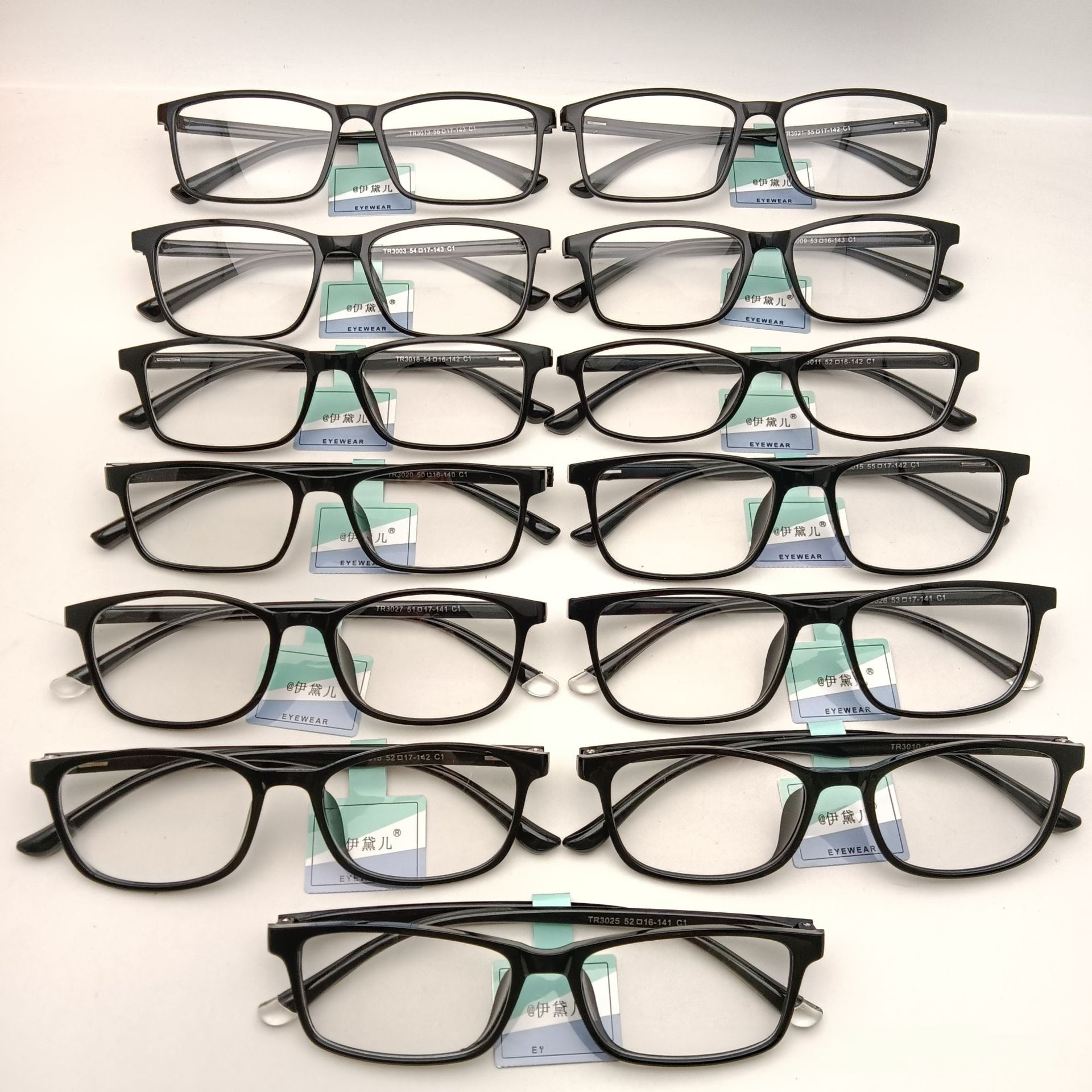 Wholesale Mixed Stock TR90 Eyeglasses Frame Assorted Fashion Styles Square Optical Frames Bulk Purchase for Retailers