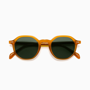 Vintage Round Acetate Sunglasses Mazzucchelli