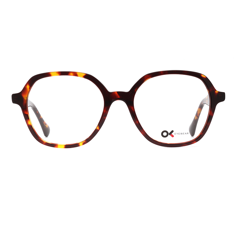 High-End Unisex Slim Trendy Oversized Wholesale Fashionable Handmade Acetate Optical Eyeglasses Frame