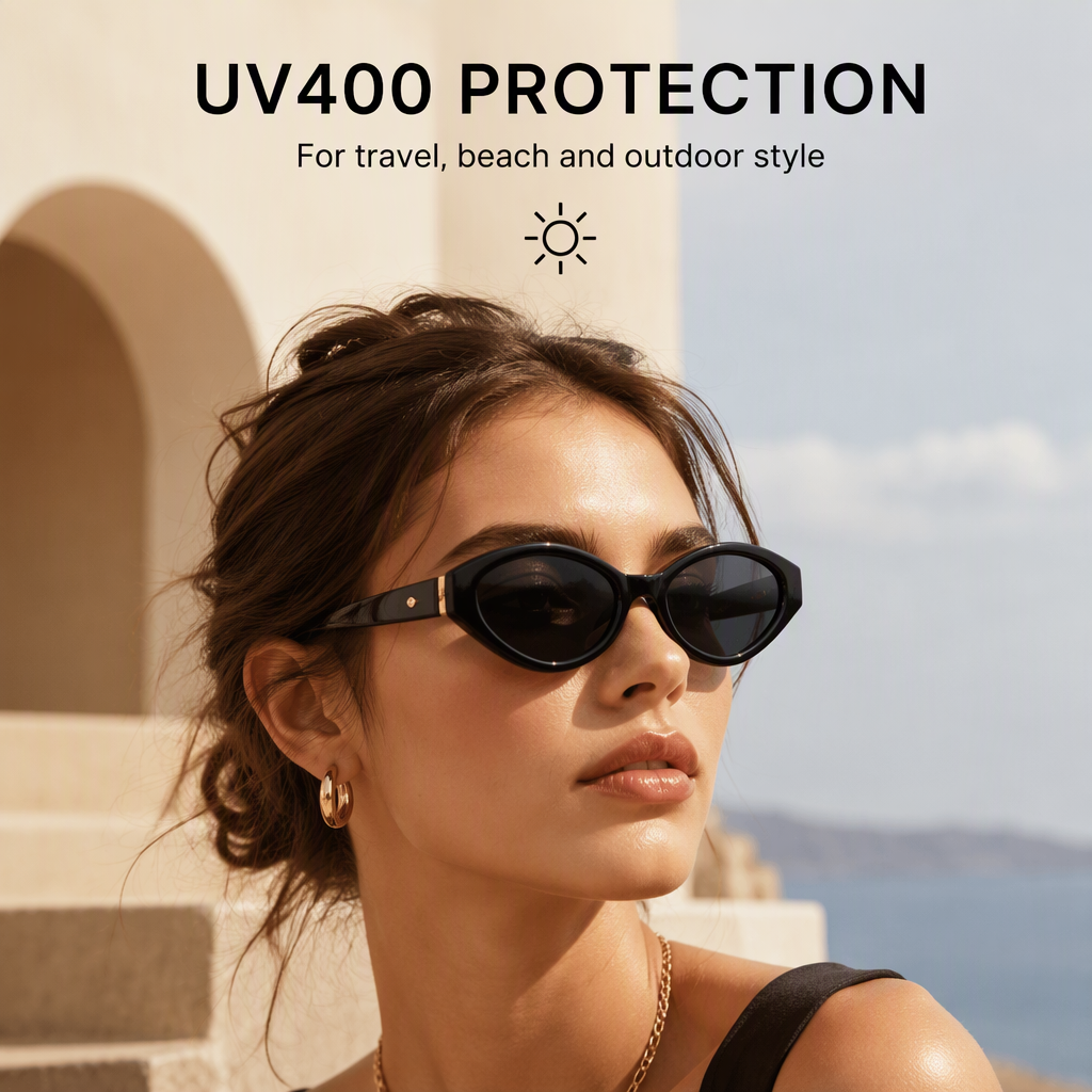 HipHop Y2K Geometric Small Retro Vintage Trendy Fashion UV400 Protection Travel Party Beach Sunglasses Men Glasses Sunglasses