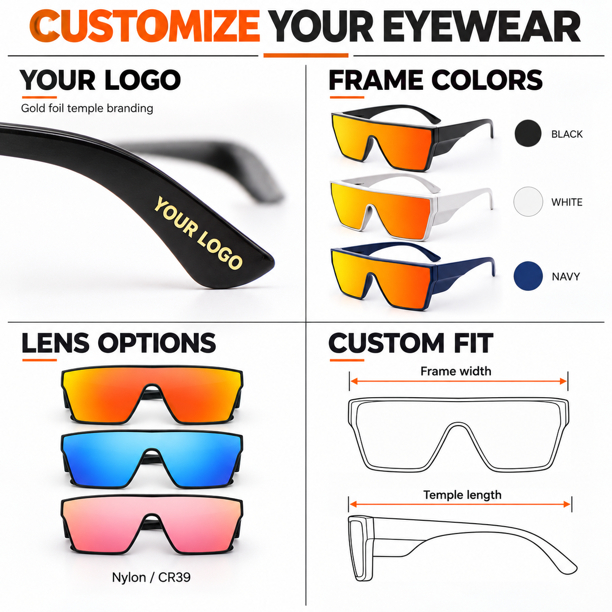 Eyewear Color Variations