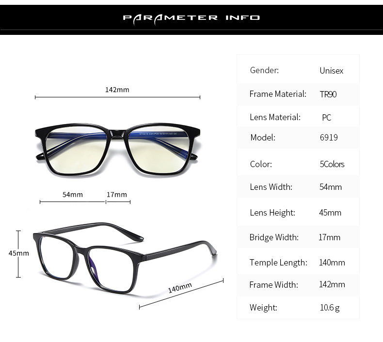 Optical Frame Parameters