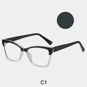 Color-Matching Cat-Eye Optical Myopia Glasses Individual Spring Foot Anti-Blue Eyeglasses Frames