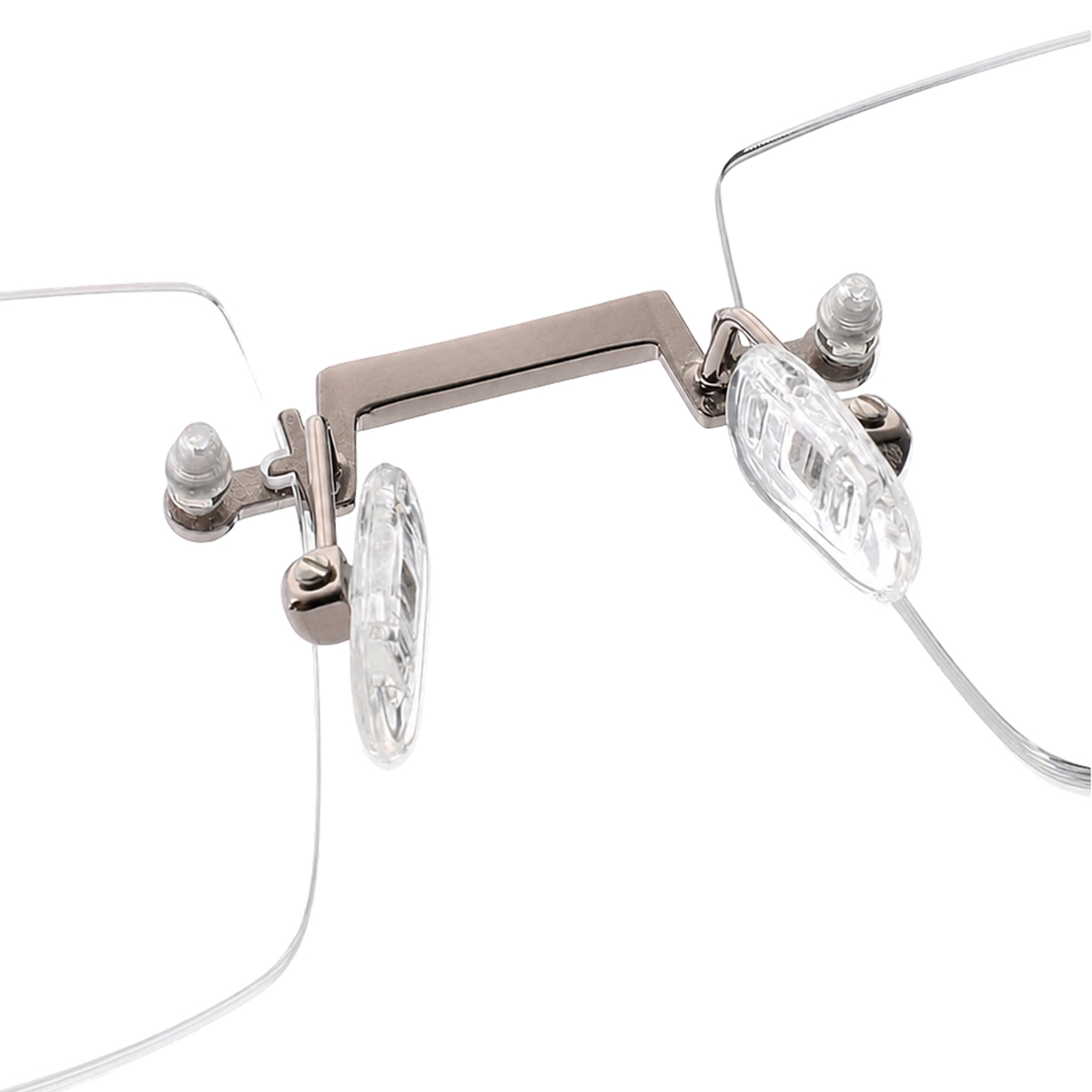 Luxury Rimless Metal Optical Glasses Frames Minimalist Fashion Ultralight Square Eyeglasses Men Women Frameless Eyewear