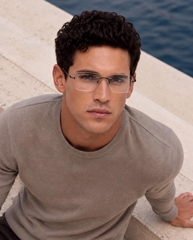Editorial lookbook presentation of West eyewear collection