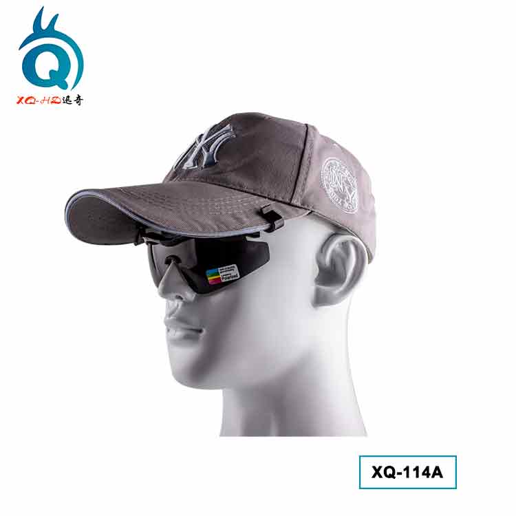 TAC Lens Sunglasses Custom Uv400 Fishing Shades Golf Glasses Polarized Clip on Cap Sunglasses
