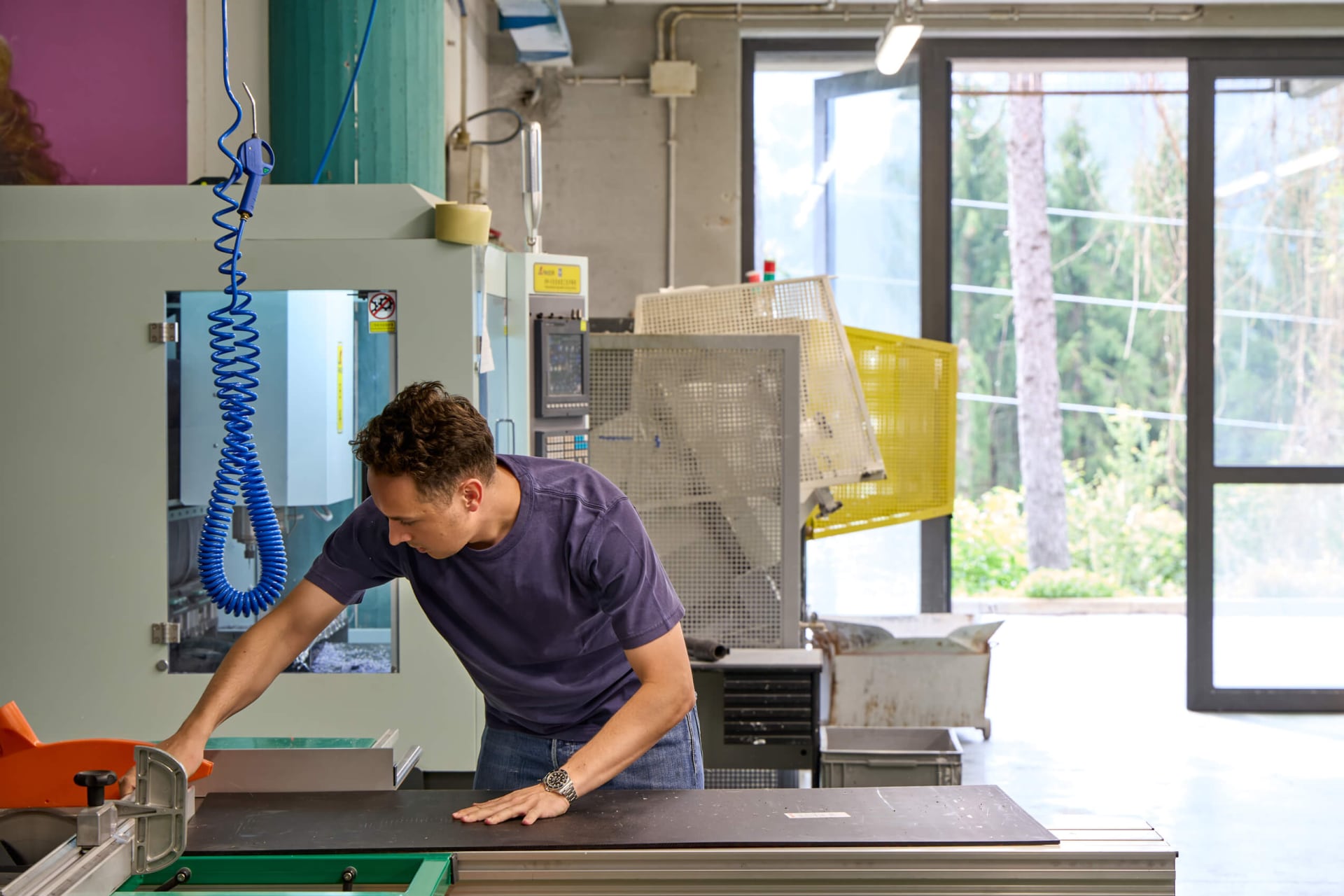 The dedicated production team and master technicians at IOVES factory in Italy