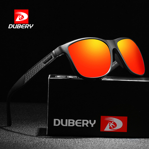 DUBERY 2020 Sport Driving Sunglasses New Classic Polarized Sun Glasses,sports Sunglasses Popular Polarized Carbon Fiber PC Men