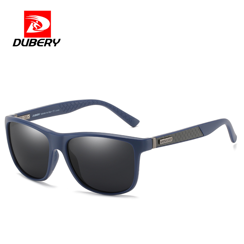 DUBERY 2020 Sport Driving Sunglasses New Classic Polarized Sun Glasses,sports Sunglasses Popular Polarized Carbon Fiber PC Men