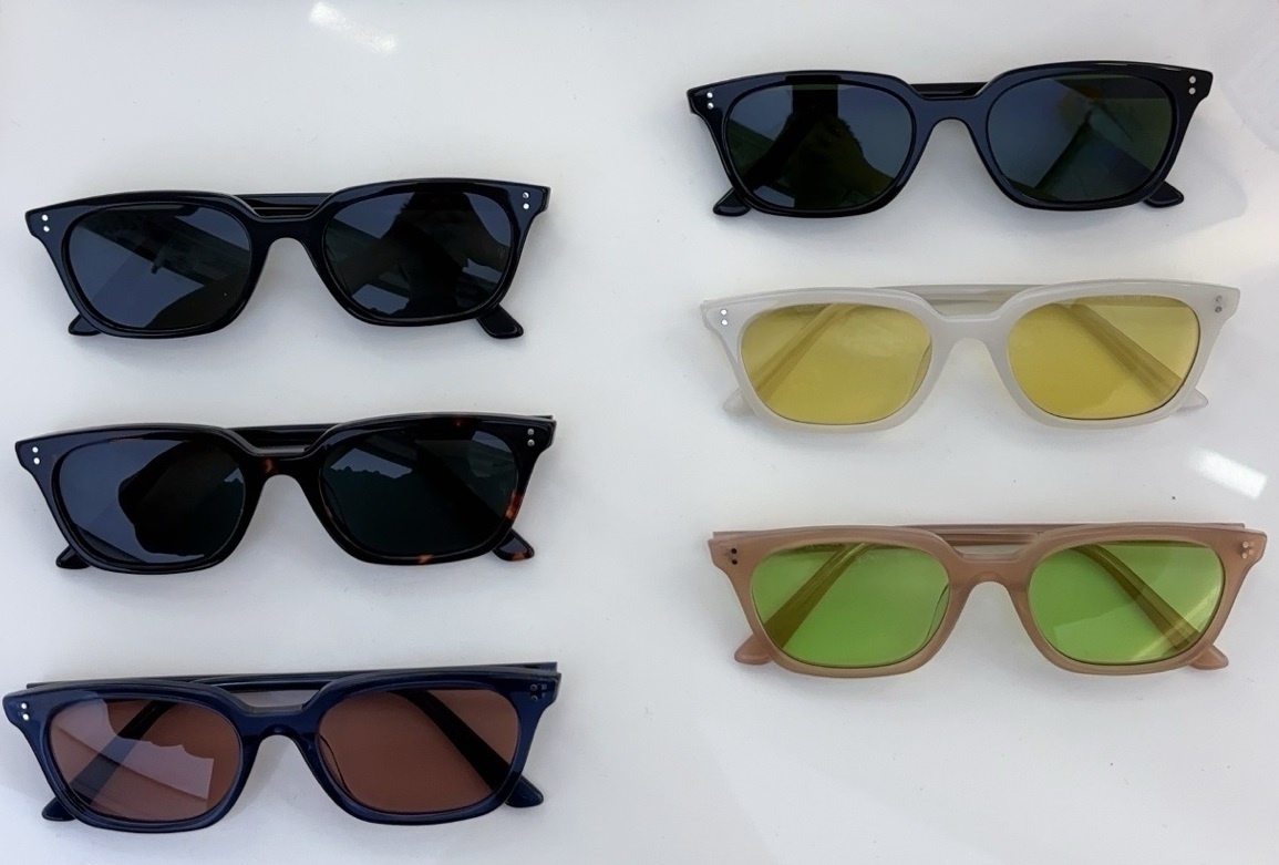 Italy High Quality Trending Acetate Glasses Luxury Eyewear Kit Designer Sunglasses Square-Round Shaped Sunglasses for Men Women
