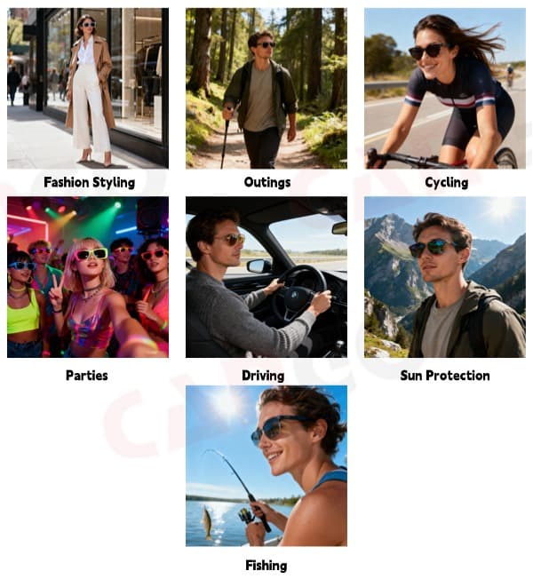 Custom Sunglasses Manufacturer OEM ODM Low MOQ 10 Pairs Logo Printing UV400 Mens Womens Wholesale