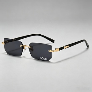Private Label Rimless Eye Wear Sun Glasses UV400 Protection CE ISO9001 Certified For Daily Wear And Outdoor Activities