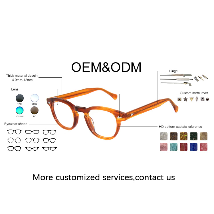 Italian Design Fashion Acetate Optical Glasses Wholesale Premium Acetate Optical Frames