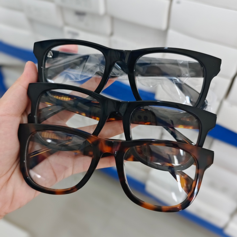 High Quality Handmade Acetate Eyewear Frame Custom Logo Women Men Fashion Optical Glasses Large Spectacle Eyeglasses Frame Mixed