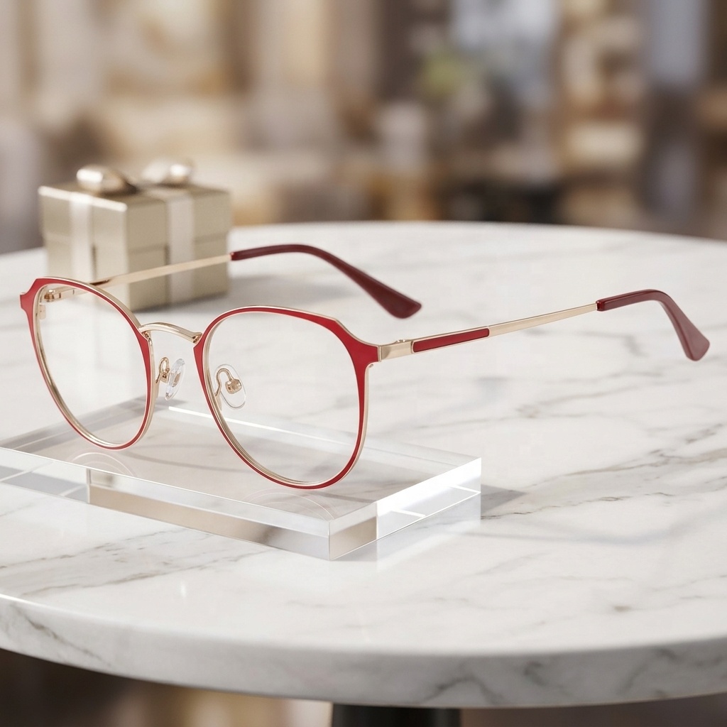 Danyang Factory Eyeglasses Frame Unisex Premium Blue Light Blocking Spring Hinge Round Optical Computer Reading Eyeglasses