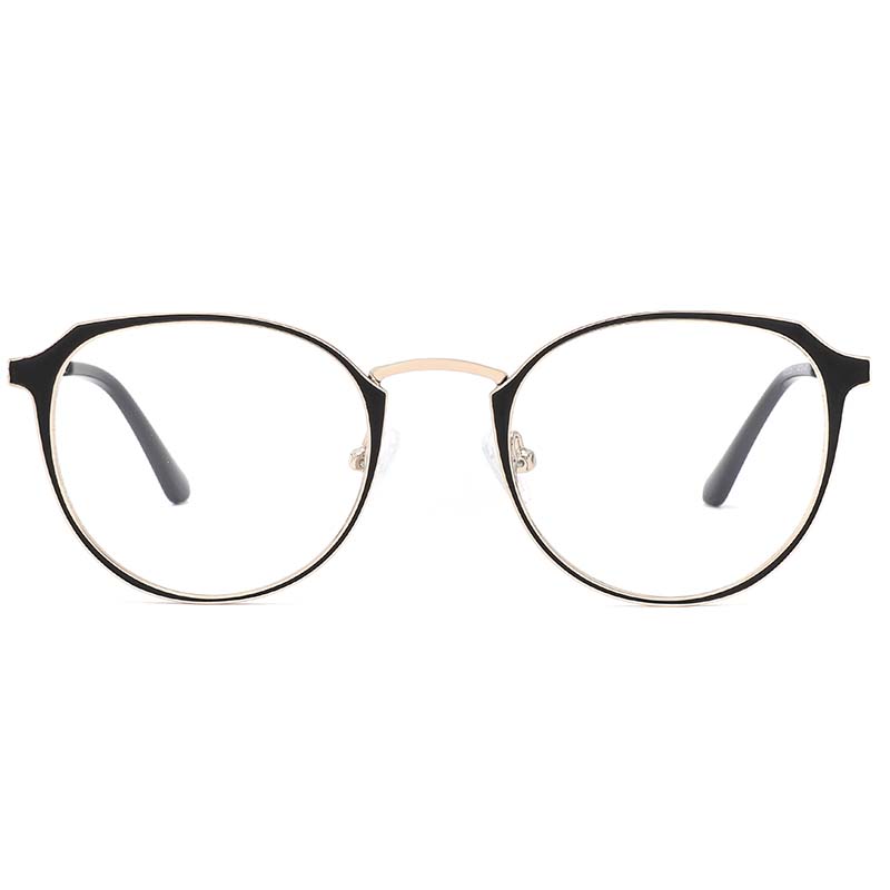 Danyang Factory Eyeglasses Frame Unisex Premium Blue Light Blocking Spring Hinge Round Optical Computer Reading Eyeglasses