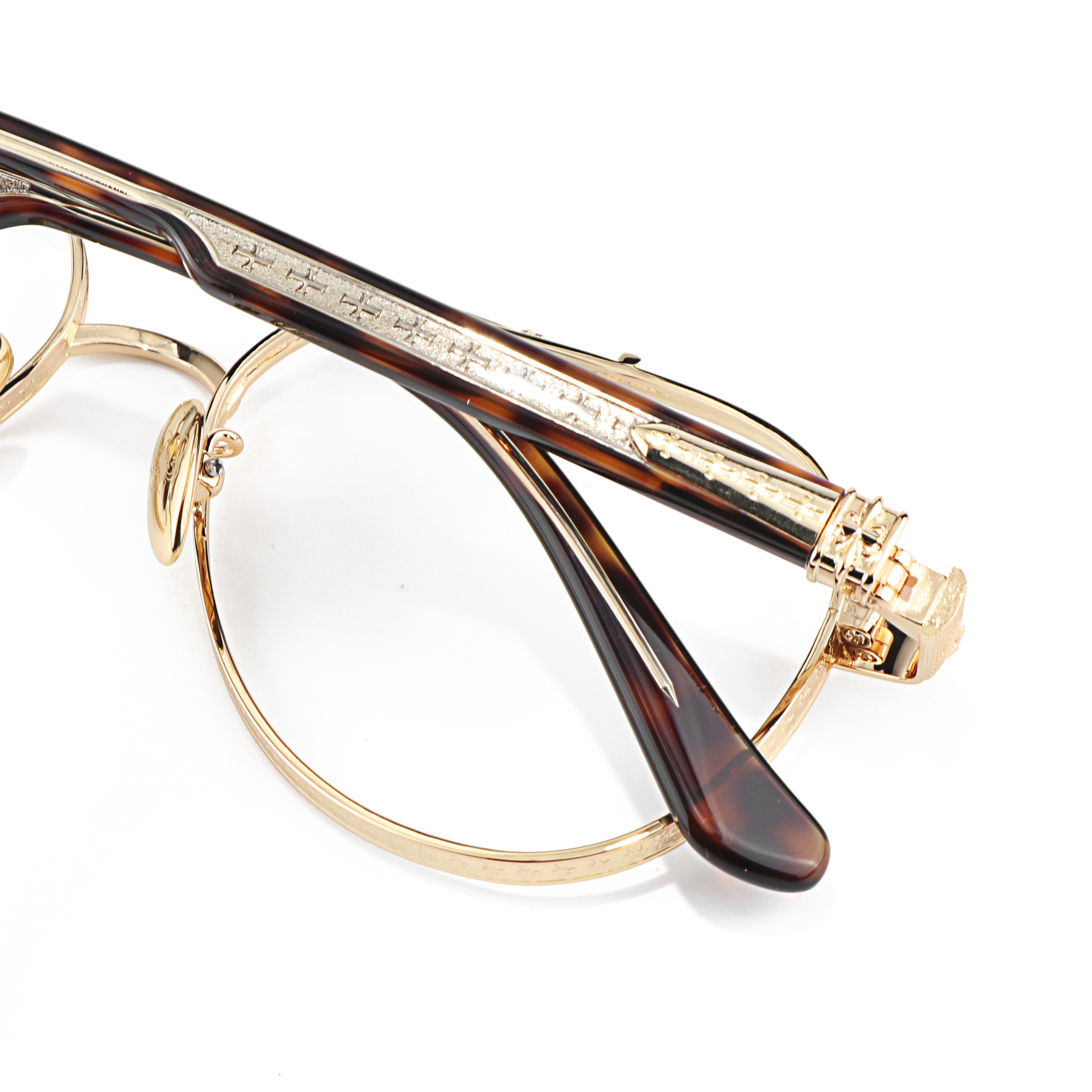 Advanced Pure Titanium Eyeglass Frame Gold Silver Optical Prescription Luxury Brand pilot Reading Glasses Women Thick Eye Frame
