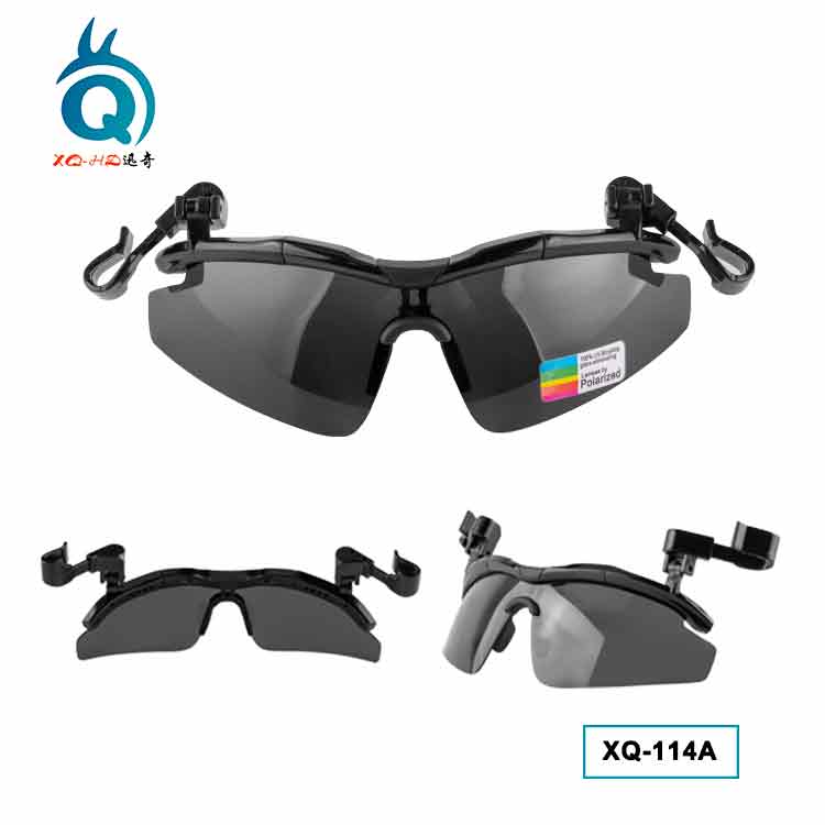 TAC Lens Sunglasses Custom Uv400 Fishing Shades Golf Glasses Polarized Clip on Cap Sunglasses